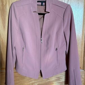White House Black Market Dusty Rose Blazer 8